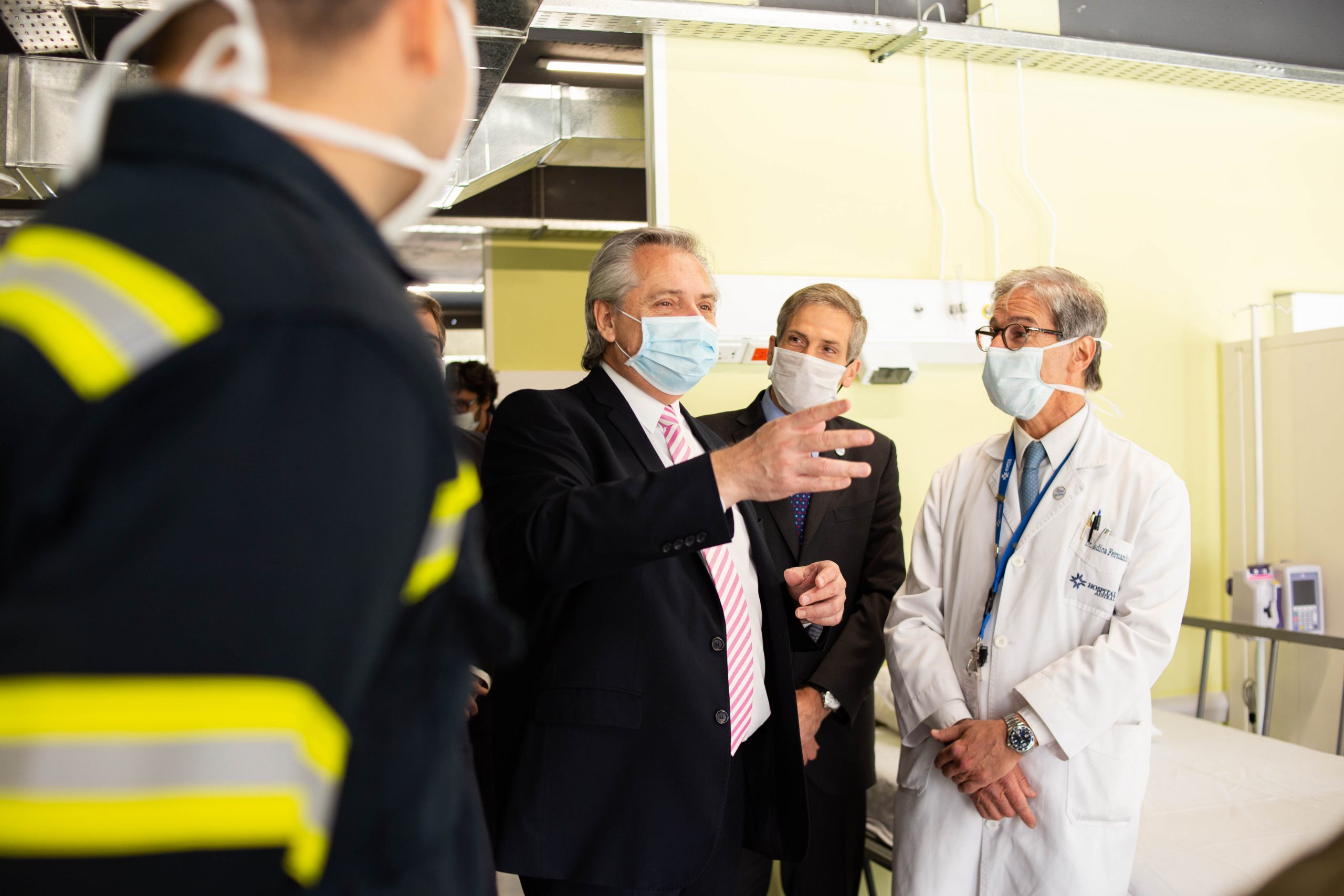 El Presidente participa mañana de la apertura del hospital “René Favaloro” en La Matanza para pacientes con COVID-19