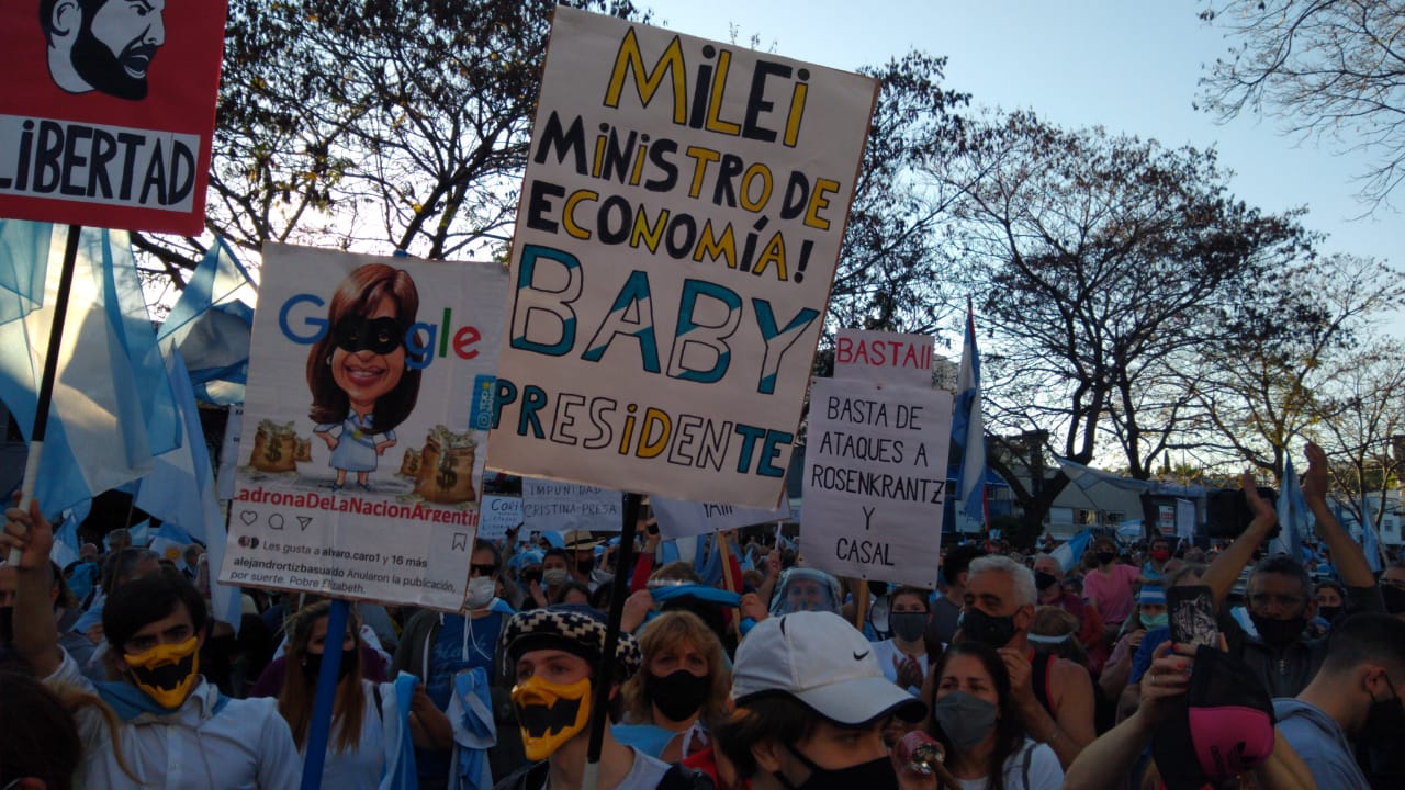 Por Twitter, Macri elogió la protesta opositora