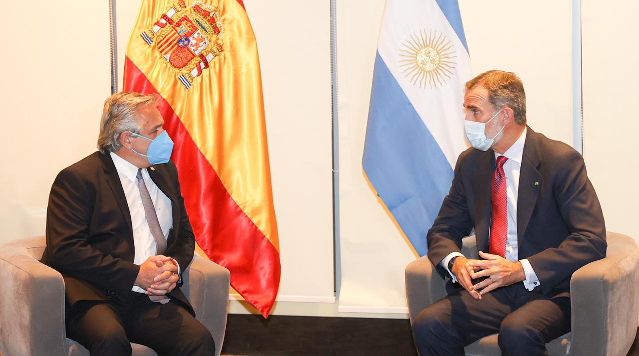 El Presidente mantuvo una audiencia con el Rey de España, Felipe VI