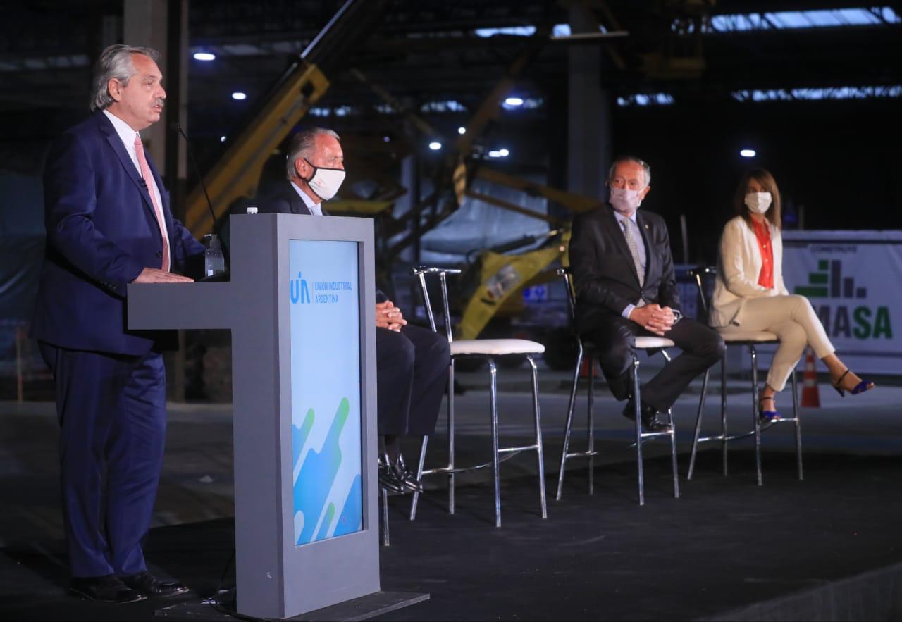 Alberto Fernández en Conferencia de la UIA: “La Argentina se está recuperando, la Argentina empezó a moverse”