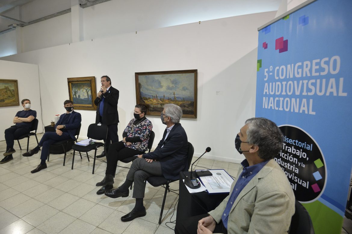 Kicillof, Bauer y Costa encabezaron la apertura del 5° Congreso Audiovisual Nacional