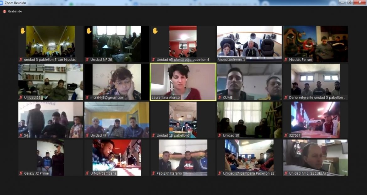 Familiares de excombatientes de Malvinas participaron de un encuentro virtual en cárceles bonaerenses