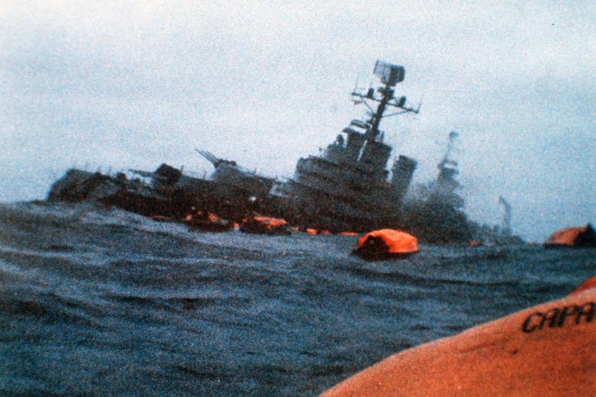 Se recuerda el hundimiento del Crucero ARA “General Belgrano” y a sus tripulantes