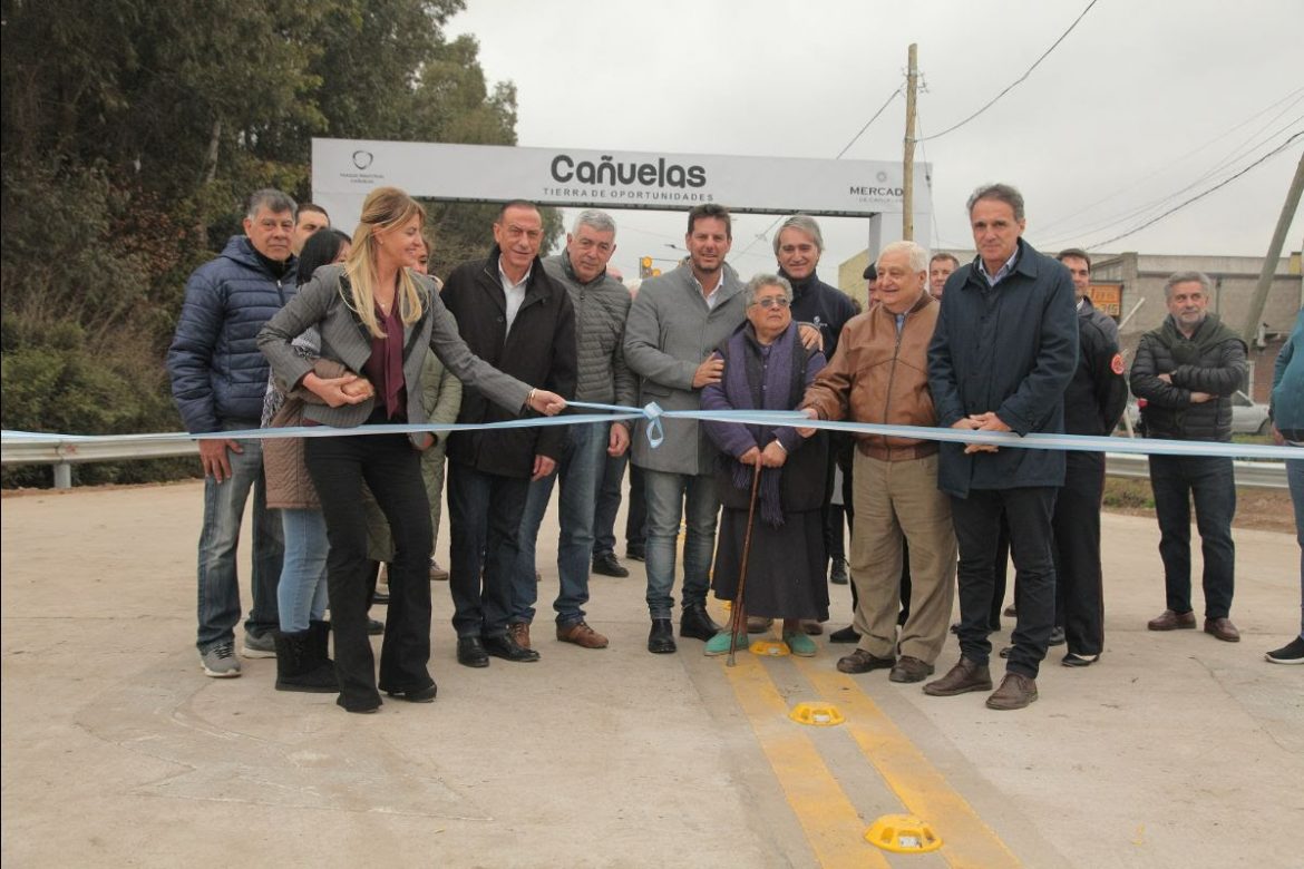 Finalizaron las obras de reconfiguración y puesta en valor del acceso a Cañuelas 