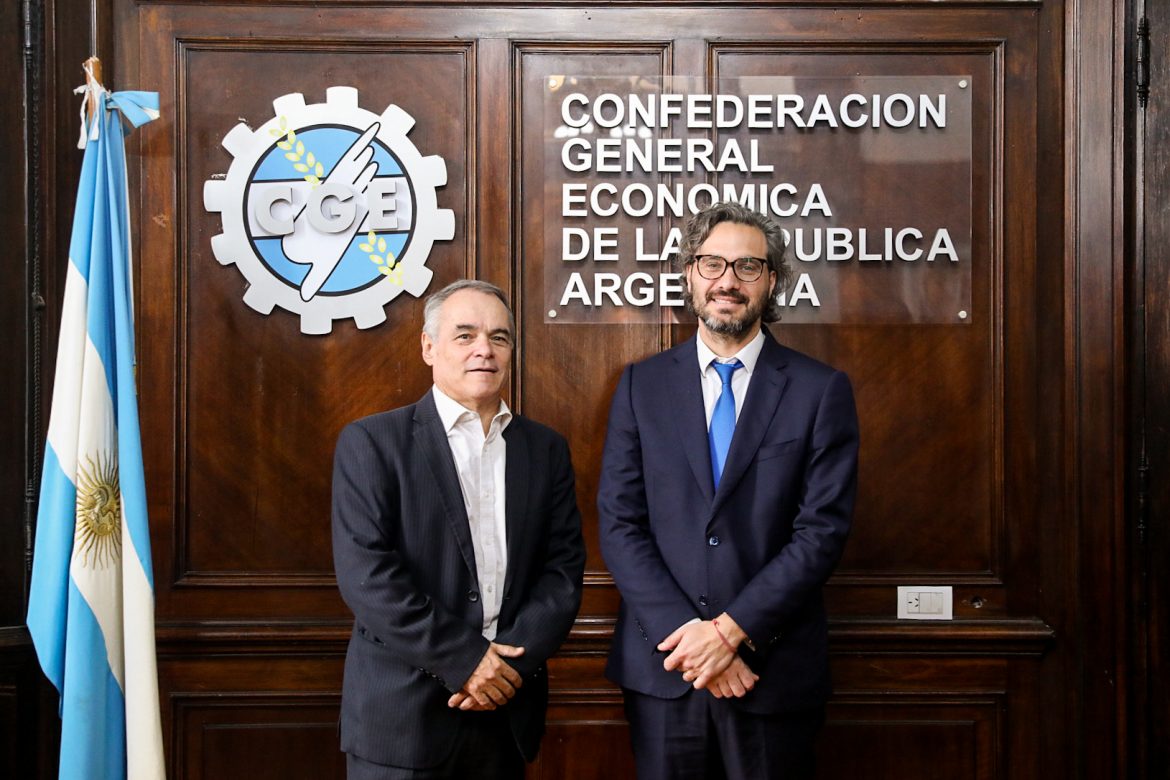 Cafiero se reunió con la CGERA para avanzar en un programa que permitirá comercializar más productos argentinos hacia Brasil