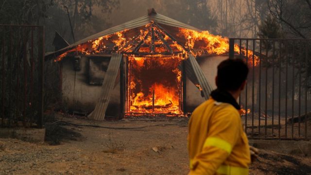 La muerte de un trabajador forestal elevó a 25 la cifra de fallecidos por los incendios en Chile
