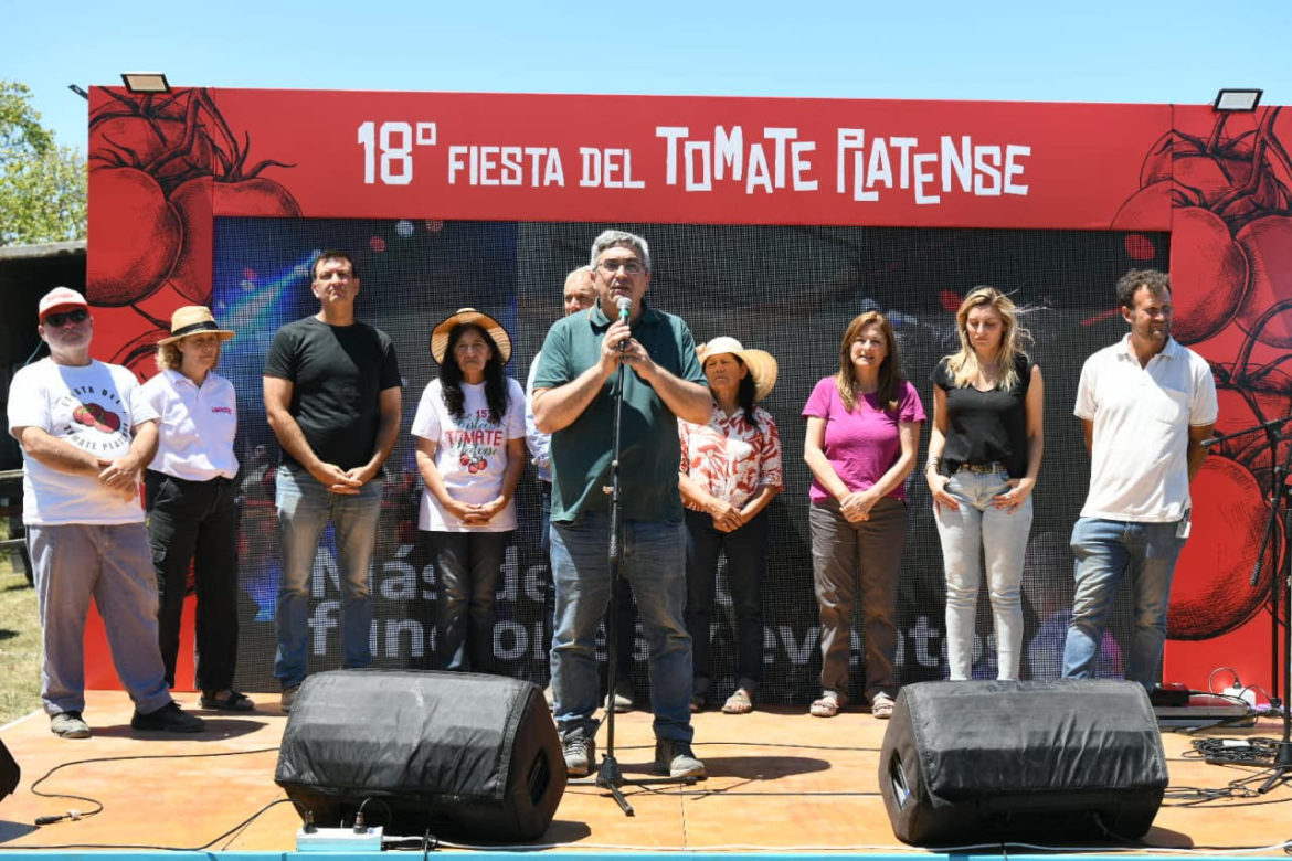 Javier Rodríguez: “La Fiesta del Tomate Platense permite visibilizar la calidad de la producción local y reconocer el trabajo de los productores y productoras de la región”