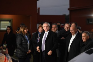 El Presidente arribó a Tucumán para felicitar a Jaldo y a Manzur por el triunfo electoral