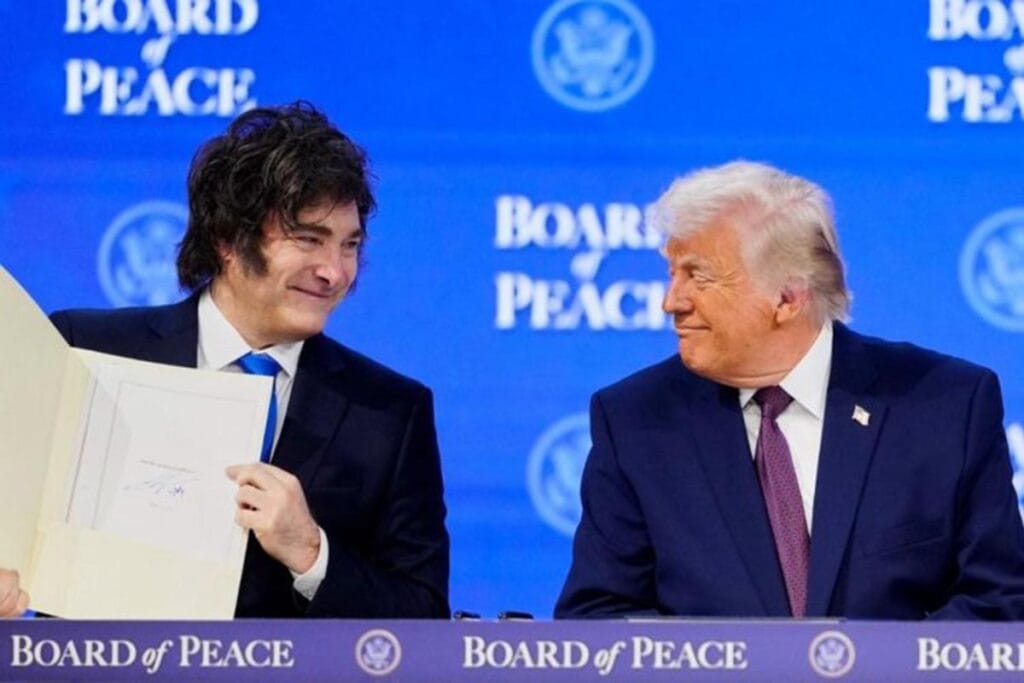 Javier-Milei-Trump-consejo-de-paz